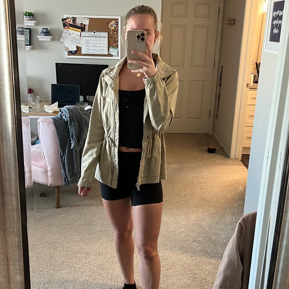 tan utility jacket